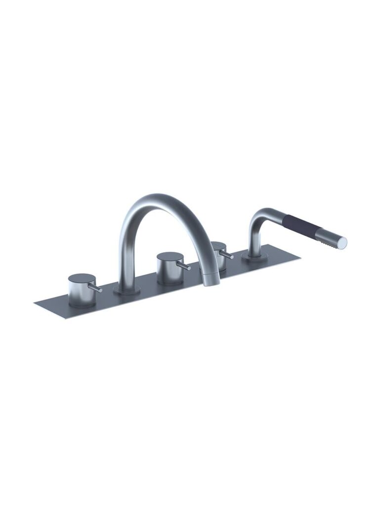 BK13 Two Handle Mixer With Swivel Spout