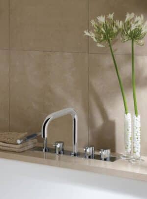 BK15 Thermostatic Mixer With Double Swivel Spout