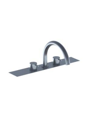 BK8 Two Handle Mixer With Swivel Spout