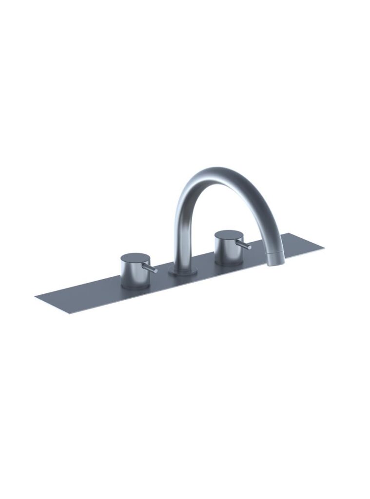 BK8 Two Handle Mixer With Swivel Spout