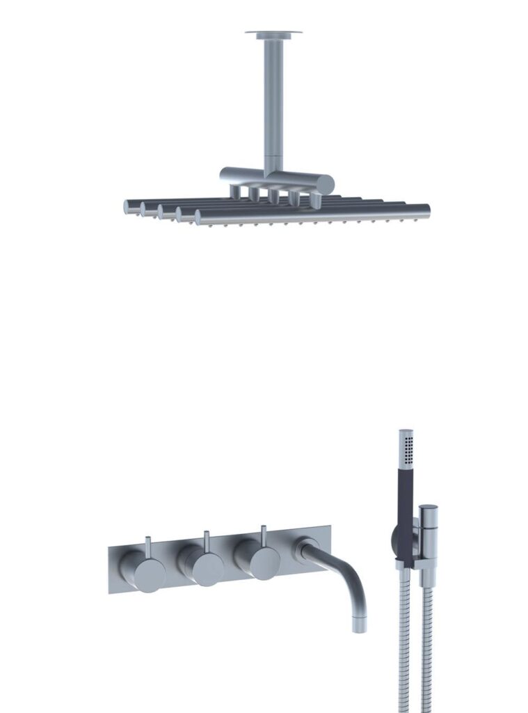 Combi-6 ¾" - Thermostatic Mixer With 3-Way Diverter