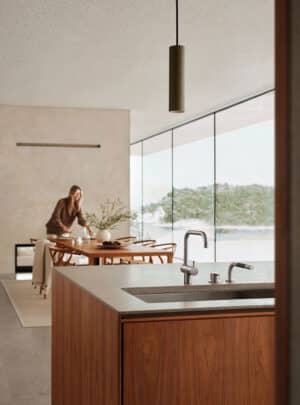 KV1-500T1 One Handle Mixer Swivel Spout & Hand Shower