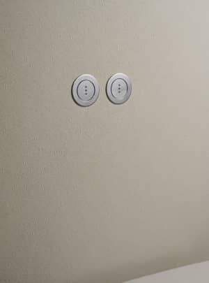 RS83E Round Electronic Dual Flow Cistern Flush