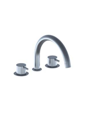 SC8 Two Handle Mixer With Swivel Spout
