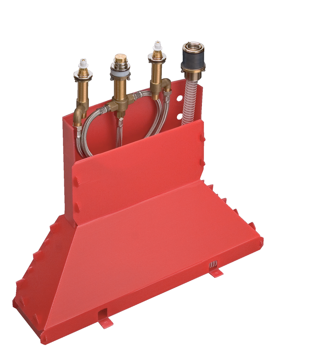 Basic Set for 4-Hole Rim Mounted Bath Mixer