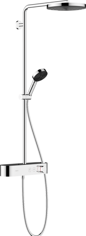 Pulsify Showerpipe 260 1jet With Bath Thermostat ShowerTablet 400