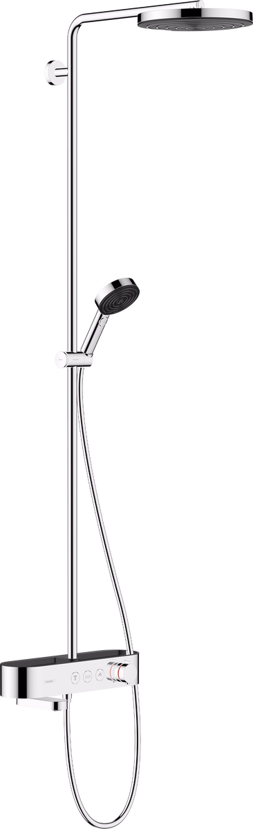 Pulsify Showerpipe 260 1jet with Bath Thermostat ShowerTablet 400
