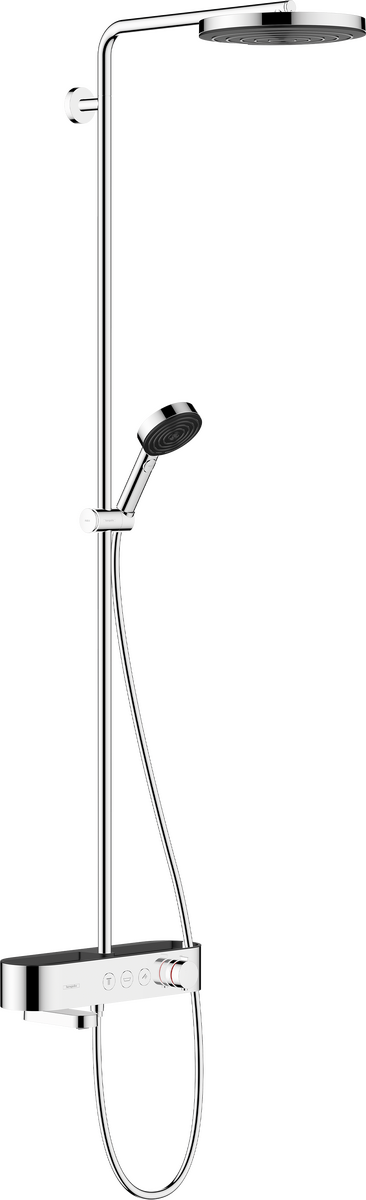 Pulsify Showerpipe 260 1jet With Bath Thermostat ShowerTablet 400