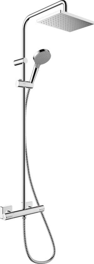 Vernis Shape Showerpipe 230 1jet With Thermostat