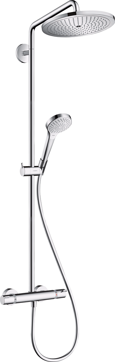 Croma Select S Showerpipe 280 1jet with Thermostatic Shower Mixer