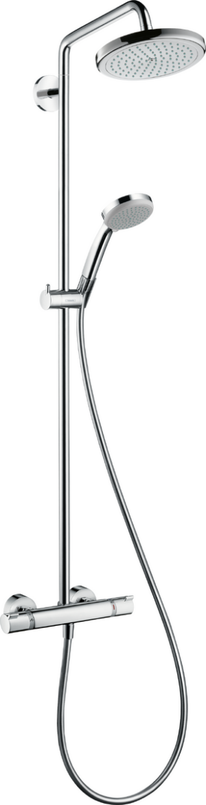 Croma 220 Air 1jet Showerpipe With Swiveling Shower Arm
