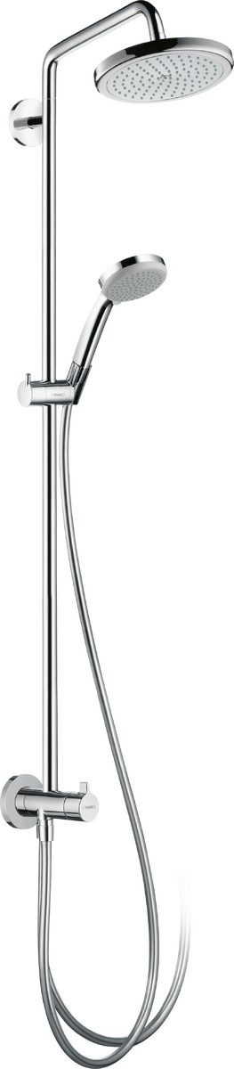Croma 220 Air 1jet Showerpipe Reno With Swiveling Shower Arm