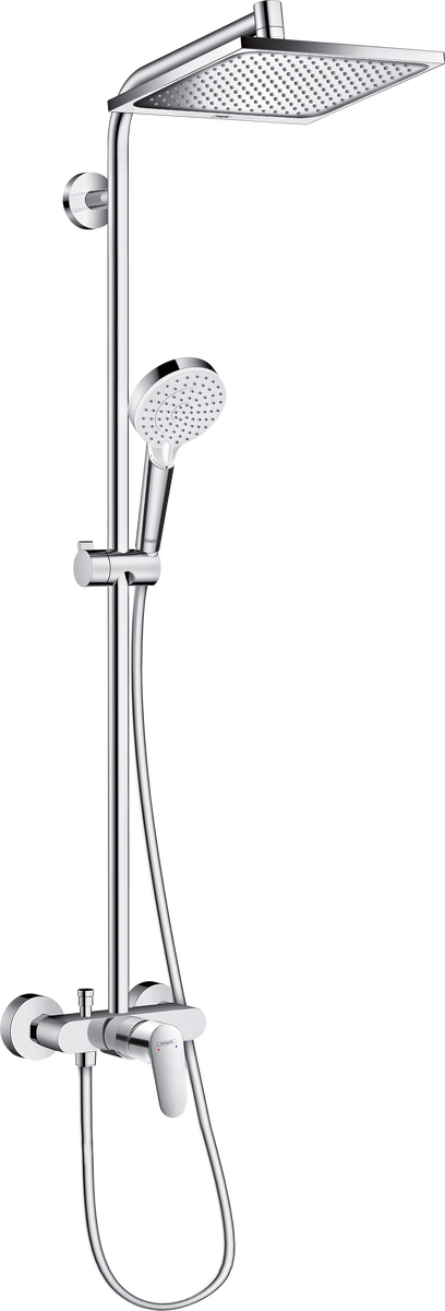 Crometta E 240 1jet Showerpipe Single Lever Mixer