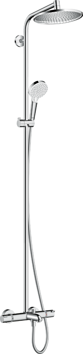 Crometta S 240 Air 1jet Showerpipe For Bath Tub