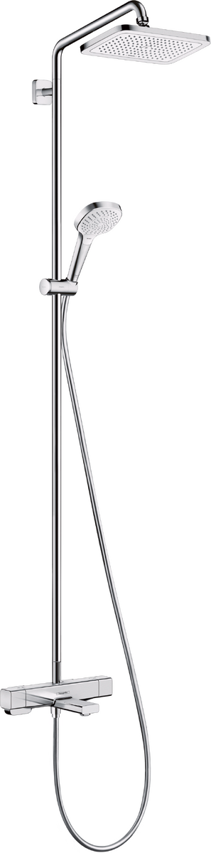 Croma E Showerpipe 280 1jet with Bath Thermostat