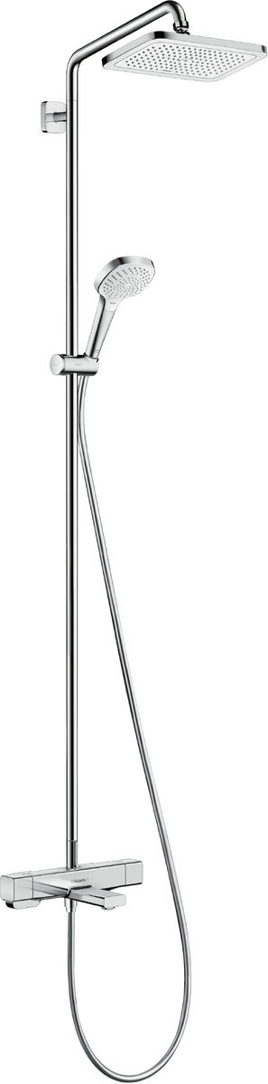 Croma E Showerpipe 280 1jet With Bath Thermostat
