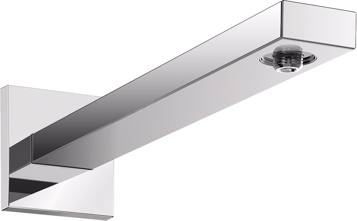 Shower Arm E 39 cm with Rectangular Shaft - Chrome