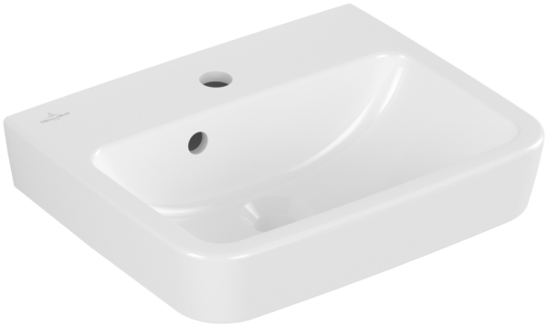 O.Novo Handwash Basin, 450 x 370 x 160 mm, Ground Underside & Rear