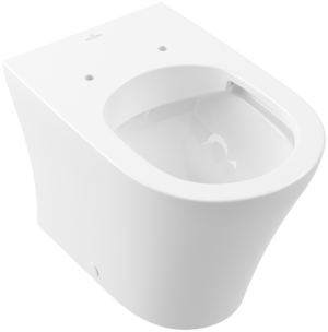 O.Novo Washdown Toilet Compact, Rimless, Floor-Standing With DirectFlush