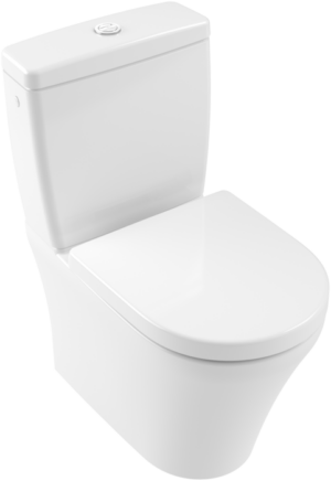 O.novo Washdown Toilet For Close-Coupled WC-Suite, Rimless, Floor-Standing With DirectFlush