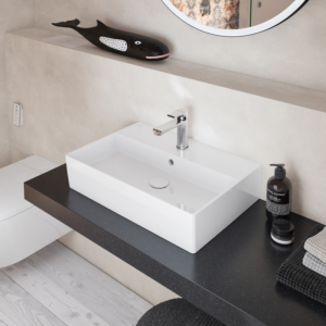 Memento 2.0 Ground Underside Washbasin - 600 x 420 mm