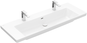 Subway 3.0 Vanity Washbasin - 2 x One Tap Holes - 1300 x 470 mm