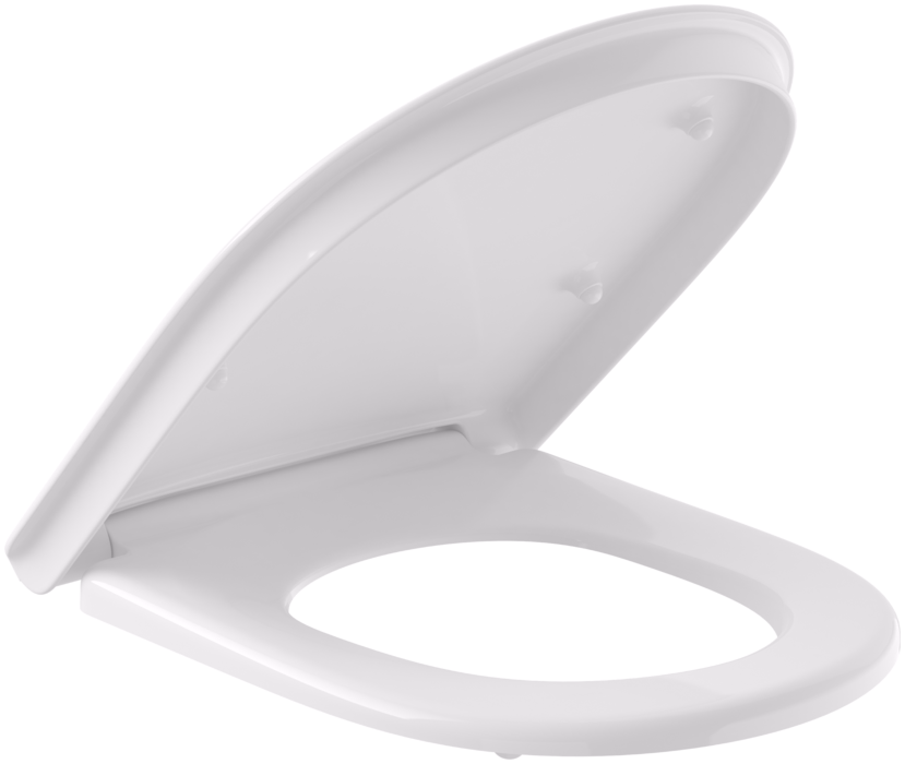 WC Seat & Cover ViCare - Hinges In Stainless Steel
