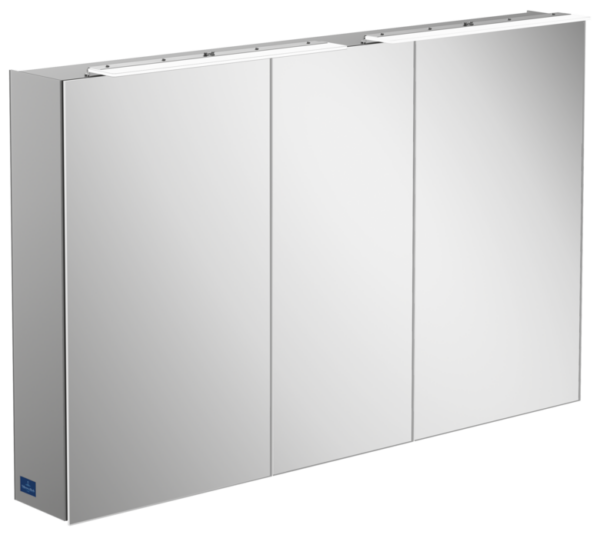 My View One Surface-Mounted Mirror Cabinet - 1207 mm