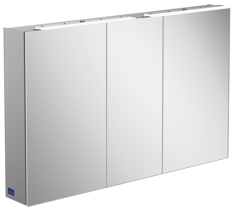 My View One Surface-Mounted Mirror Cabinet - 1207 mm
