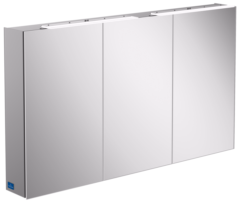My View One Surface-Mounted Mirror Cabinet - 1307 mm