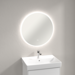 More To See Lite Round Mirror With LED Lighting