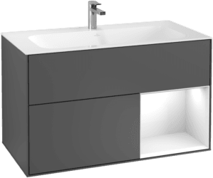 Finion Vanity Unit With Illuminated Shelf Unit