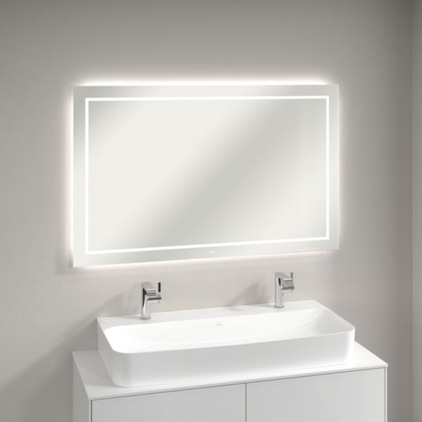 Finion Mirror With Wall Lighting - 1200 mm