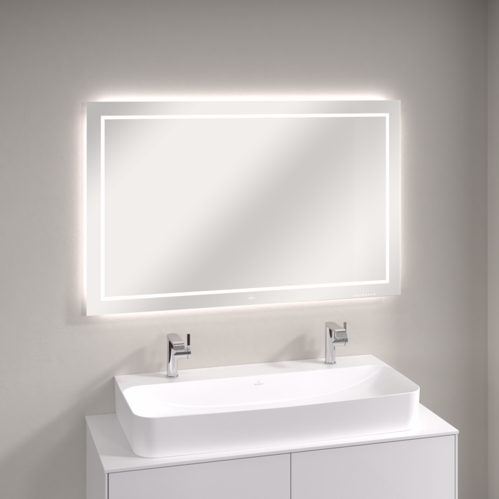 Finion Mirror With Wall Lighting - 1200 mm