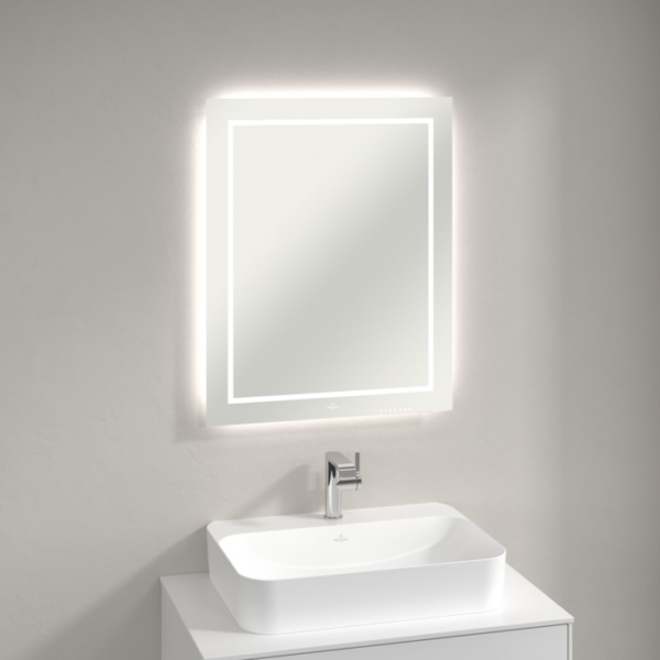 Finion Mirror With Wall Lighting - 600 mm