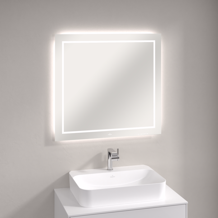 Villeroy & Boch Finion Mirror With Wall Lighting - 800 mm