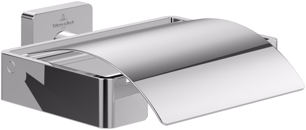 Elements - Striking Toilet Roll Holder With Cover