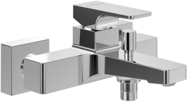 Architectura Square Single-Lever Bath & Shower Mixer