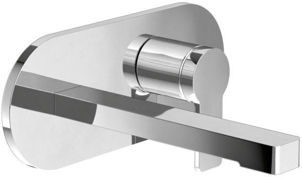 Architectura Single-Lever Basin Mixer With Push-Open Waste