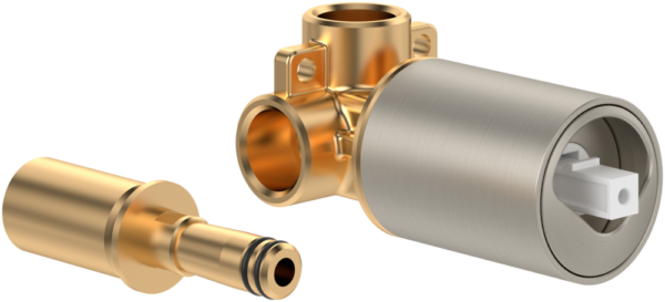 Brushed Nickel Matt - Universal Concealed Installation Unit For Single-Lever Mixer