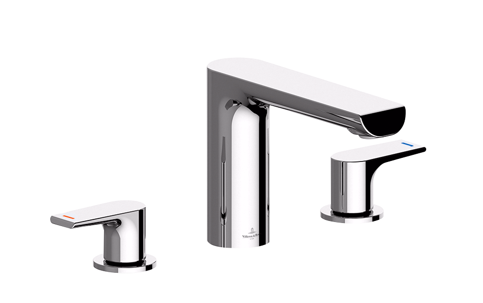 Villeroy & Boch Liberty Three-Hole Basin Mixer Without Waste