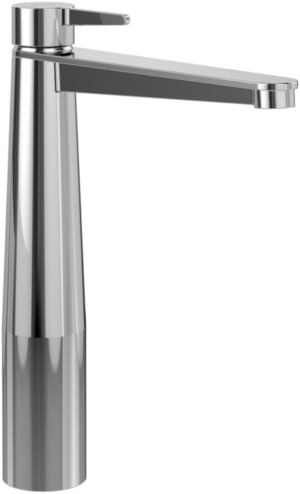 Conum Tall Single-Lever Basin Mixer With Push-Open Waste
