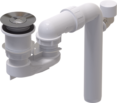 ViFlow, Outlet & Overflow Fittings For Baths Without A Visible Overflow Hole