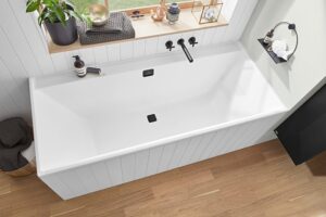 Collaro Duo Rectangle 1600 mm x 750 mm Acrylic Bath