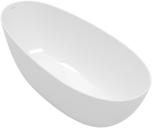 Antao Free-Standing 1700 mm x 750 mm Quaryl Bath With SilentFlow