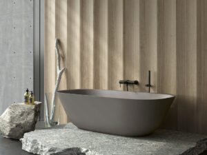 Theano Duo Free-Standing 1750 mm x 800 mm Quaryl®