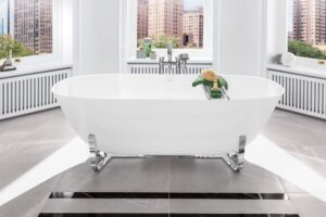Antheus Solo Free-Standing 1750 mm x 800 mm Quaryl® Bath