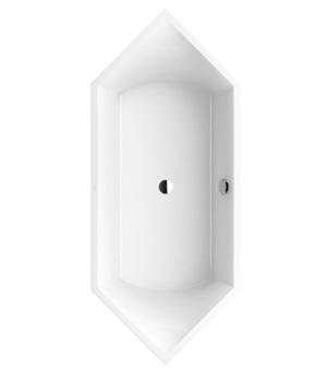 Squaro Duo Slim Line Hexagonal Bath - Quaryl®