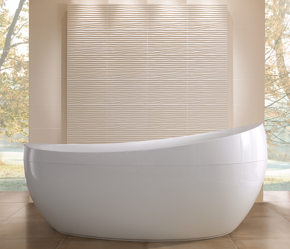 Aveo Free-Standing 1900 mm x 950 mm Quaryl® Bath