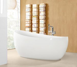 Aveo New Generation Free-Standing 1900 mm x 950 mm Quaryl® Bath